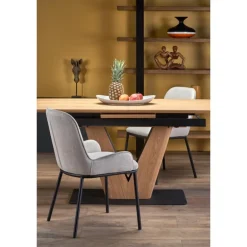 UMBERTO Borde i Natur Eg, Ben Natur Eg/Sort