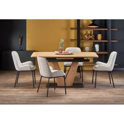 UMBERTO Borde i Natur Eg, Ben Natur Eg/Sort