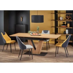 UMBERTO Borde i Natur Eg, Ben Natur Eg/Sort