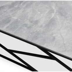 UNIVERSE 2, sofabord, Grå marmor