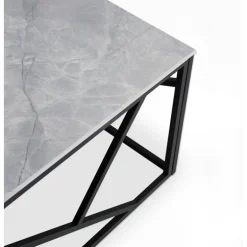 UNIVERSE 2, sofabord, Grå marmor