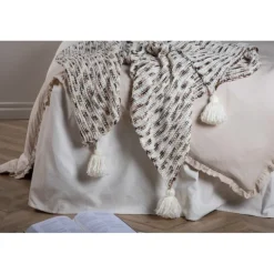 Unny Plaid - Sort, Brun og Hvid