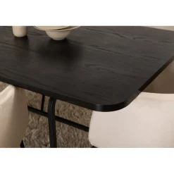 Uno Spisebordssæt - Beige og Sort