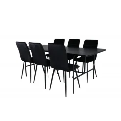 Uno Spisebordssæt - Sort