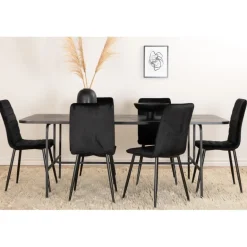 Uno Spisebordssæt - Sort