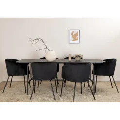 Uno Spisebordssæt - Sort