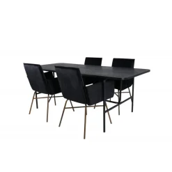 Uno Spisebordssæt - Sort