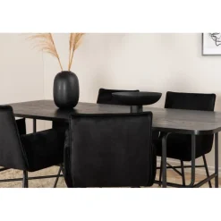 Uno Spisebordssæt - Sort