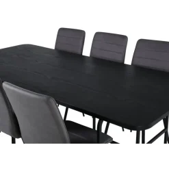 Uno Spisebordssæt - Sort og Grå