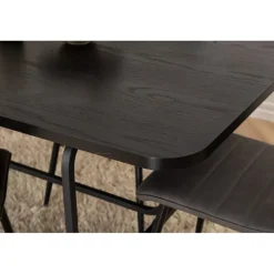 Uno Spisebordssæt - Sort og Grå