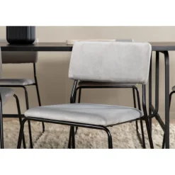 Uno Spisebordssæt - Sort og Lysegrå