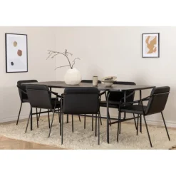 Uno Spisestuesæt - Sort