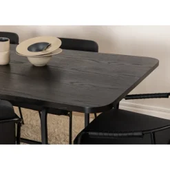 Uno Spisestuesæt - Sort