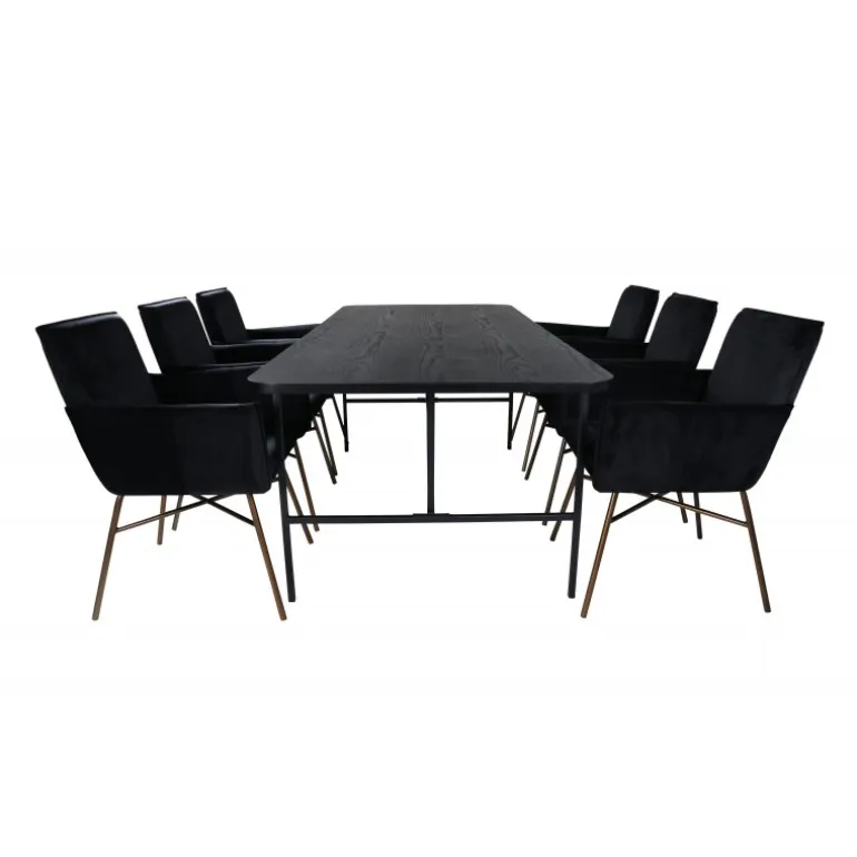 Uno t Spisebordssæt - Sort