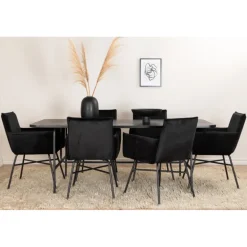 Uno t Spisebordssæt - Sort