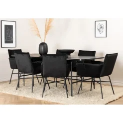 Uno t Spisebordssæt - Sort