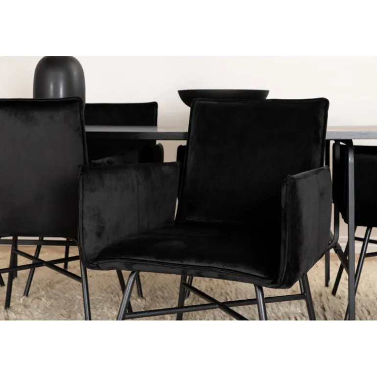 Uno t Spisebordssæt - Sort