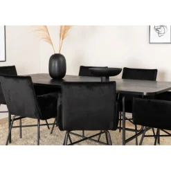 Uno t Spisebordssæt - Sort