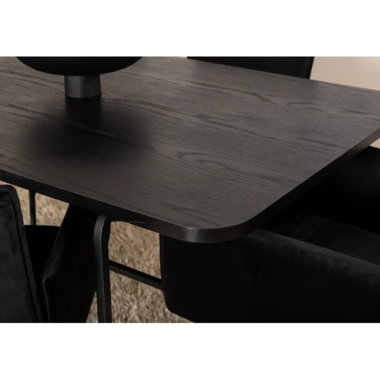 Uno t Spisebordssæt - Sort