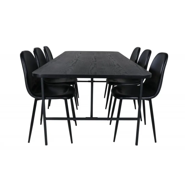 Uno t Spisebordssæt - Sort