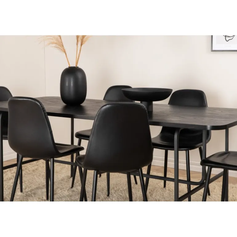 Uno t Spisebordssæt - Sort