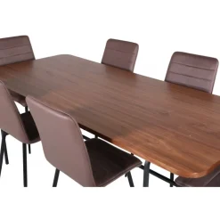 Uno t Spisebordssæt - Sort og Brun og - Natur