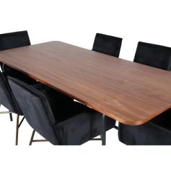 Uno t Spisebordssæt - Sort, Kobber og Natur