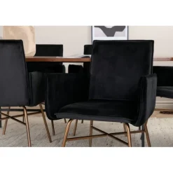 Uno t Spisebordssæt - Sort, Kobber og Natur