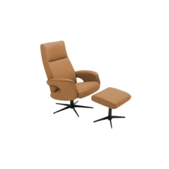 Vala Drejestol i Cognac Soleda læder
