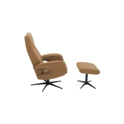 Vala Drejestol i Cognac Soleda læder