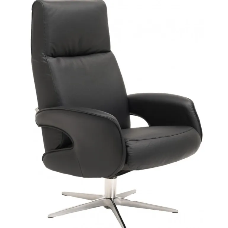 Vala Drejestol i Sort Soleda læder