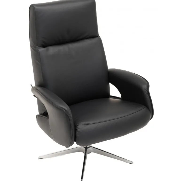 Vala Drejestol i Sort Soleda læder