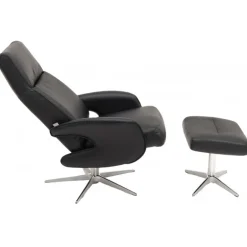 Vala Drejestol i Sort Soleda læder