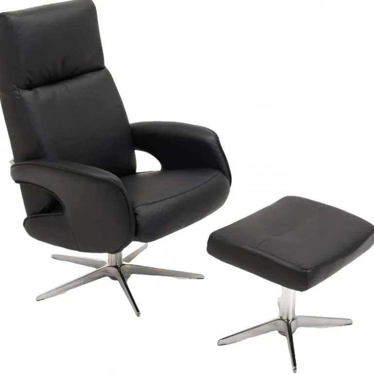 Vala Drejestol i Sort Soleda læder