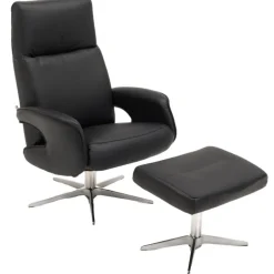 Vala Drejestol i Sort Soleda læder