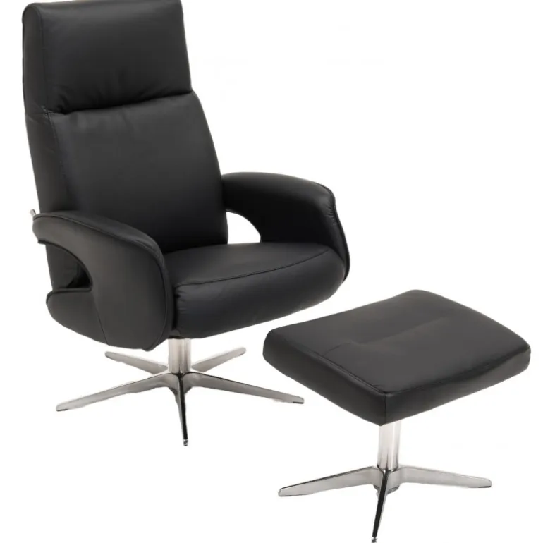 Vala Drejestol i Sort Soleda læder