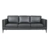 Valencia 3 pers. sofa læder Sort