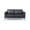 Valencia 2 pers. sofa læder Sort