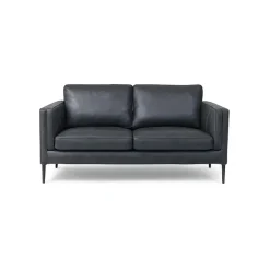 Valencia 2 pers. sofa læder Sort