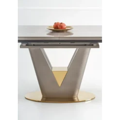 VALENTINO bord lys Grå/guld