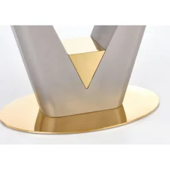 VALENTINO bord lys Grå/guld