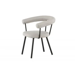 Vasterås x Josefin Lustig Spisebordsstol - Sort og Off White