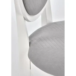 VELO Spisebordsstol, - Hvid/Grå