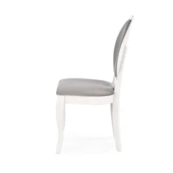 VELO Spisebordsstol, - Hvid/Grå