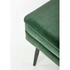 VELVA bænk - Mørkegrøn / Sort