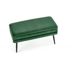 VELVA bænk - Mørkegrøn / Sort