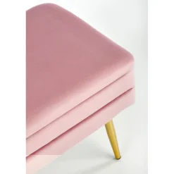 VELVA bænk - Rosa velour