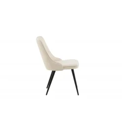 Velvet Deluxe Spisebordsstol - Beige
