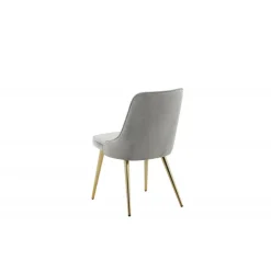 Velvet Deluxe Spisebordsstol - Messing