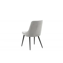 Velvet Deluxe Spisebordsstol - Sort